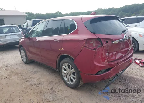 2020 Buick Envision Awd Preferred z USA, uszkodzony, nr VIN LRBFX1SA2LD125756